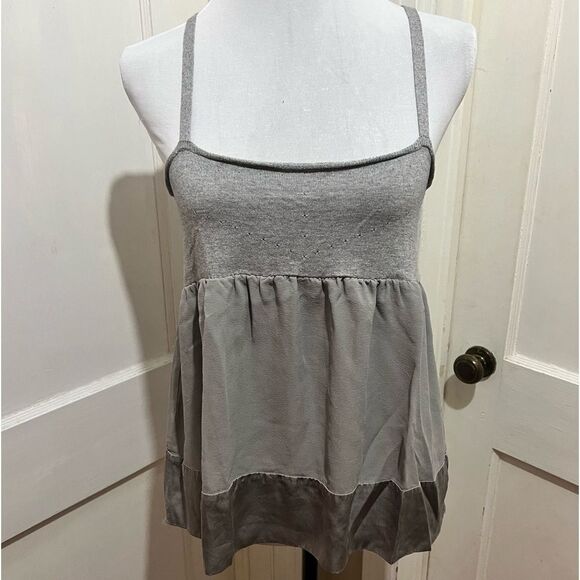 Women's Large (46) Grey Silk Guess by Marciano Camisole Tank Top - Picture 1 of 7
